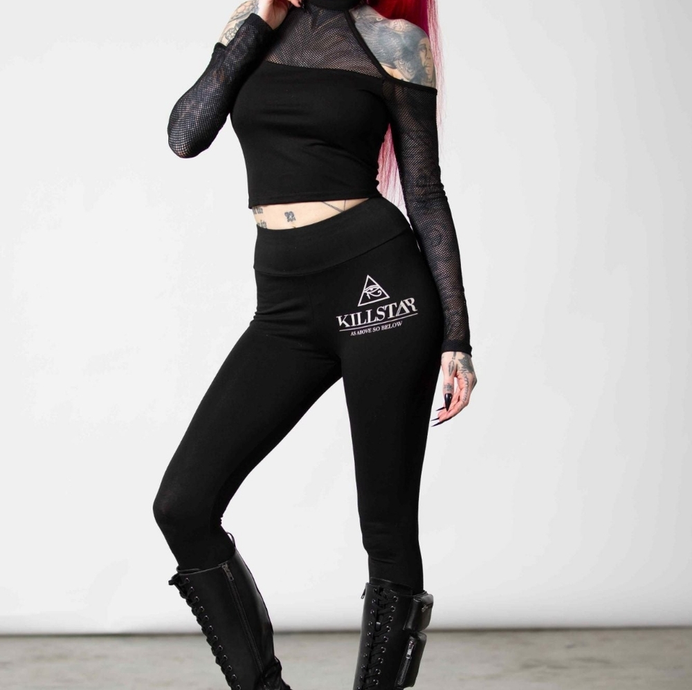 Killstar Goth I SEE YOU LEGGINGS
